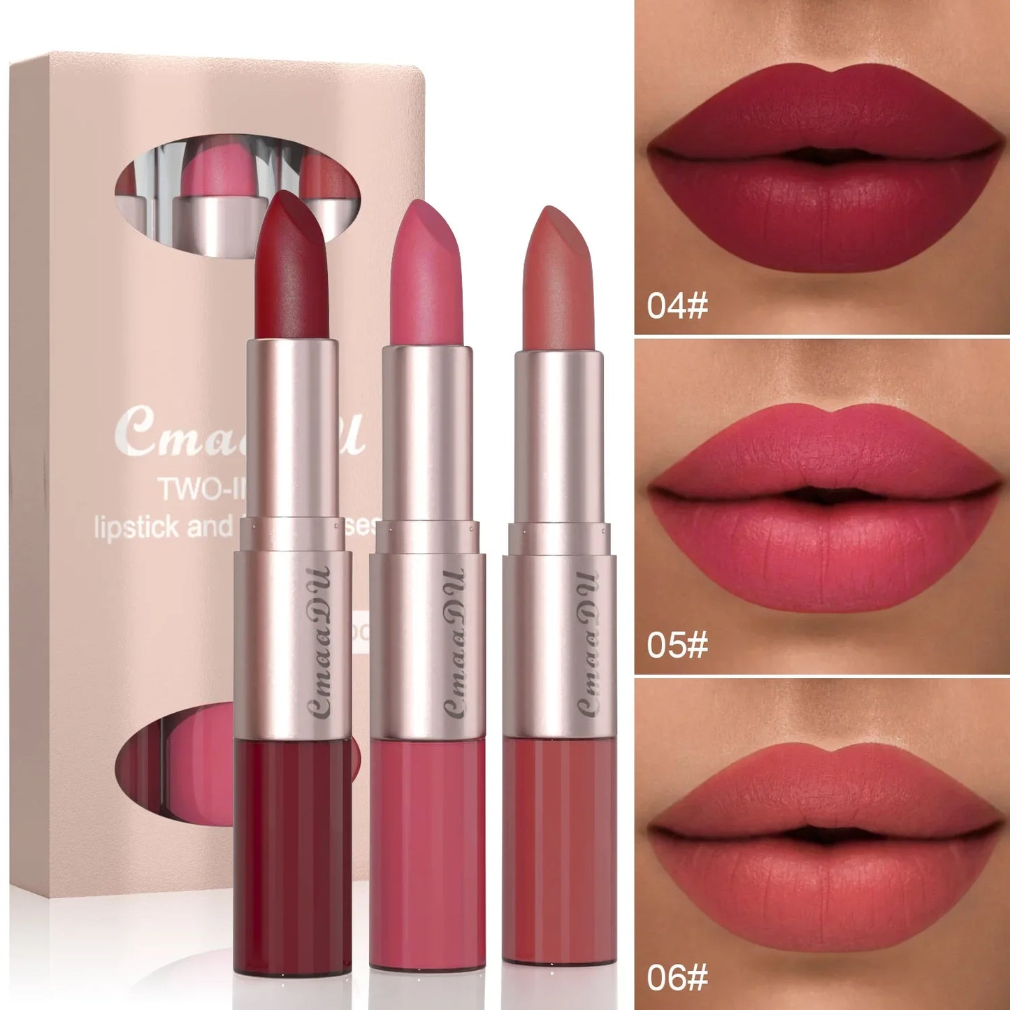 3-12 PCS Matte Lipst women