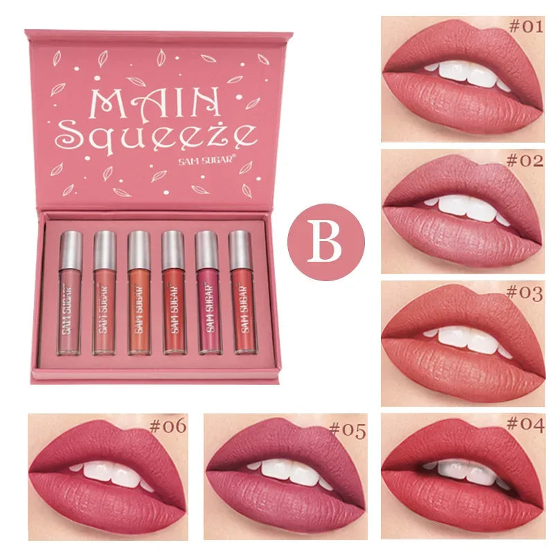 3-12 PCS Matte Lipst women