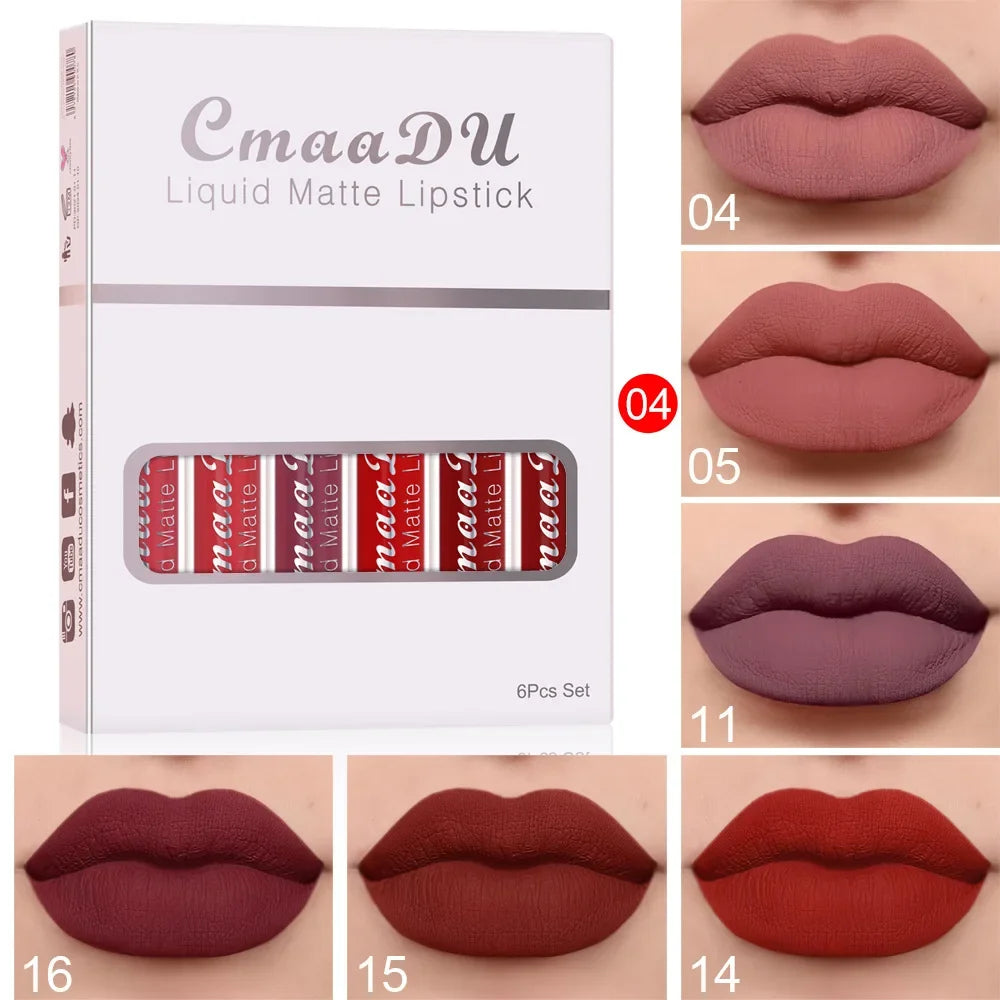 3-12 PCS Matte Lipst women