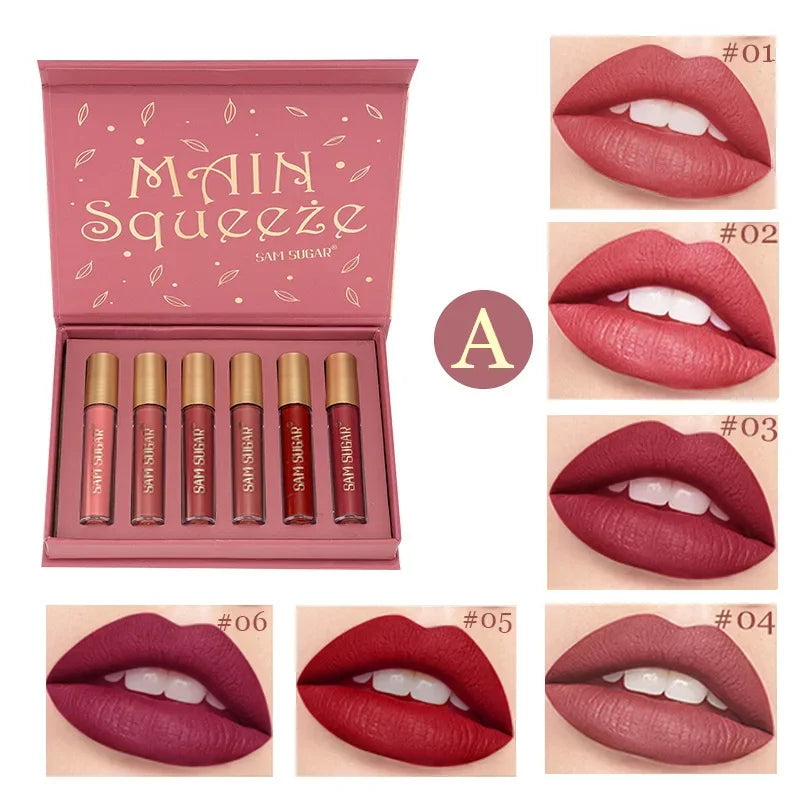 3-12 PCS Matte Lipst women