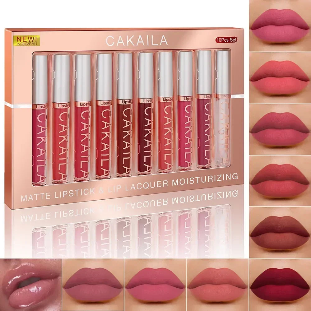 3-12 PCS Matte Lipst women