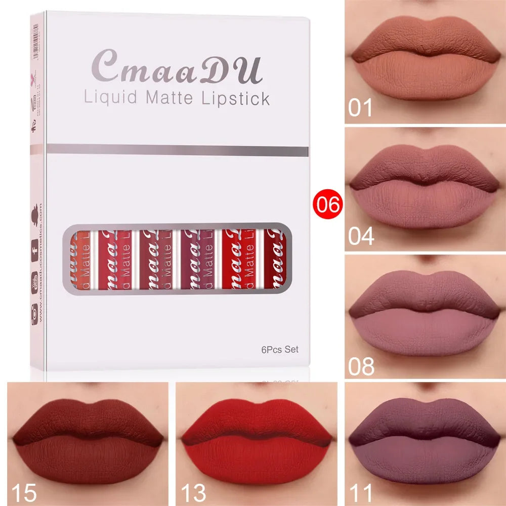 3-12 PCS Matte Lipst women