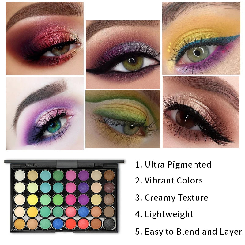 40 Colors Eyeshadow Women