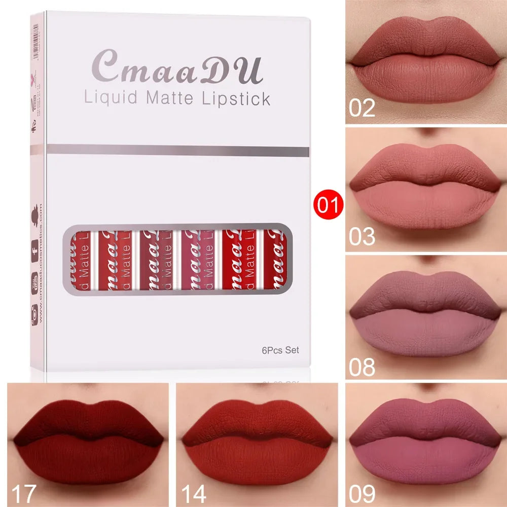 3-12 PCS Matte Lipst women