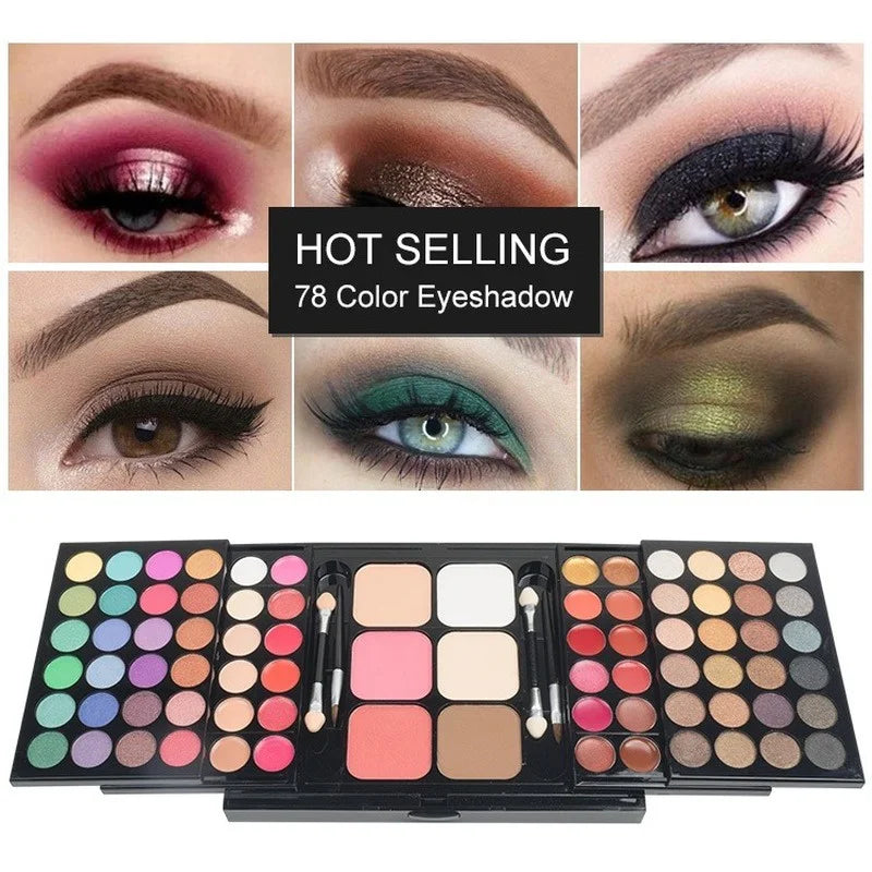 40/74/78 Colors Glitter Eyeshadow