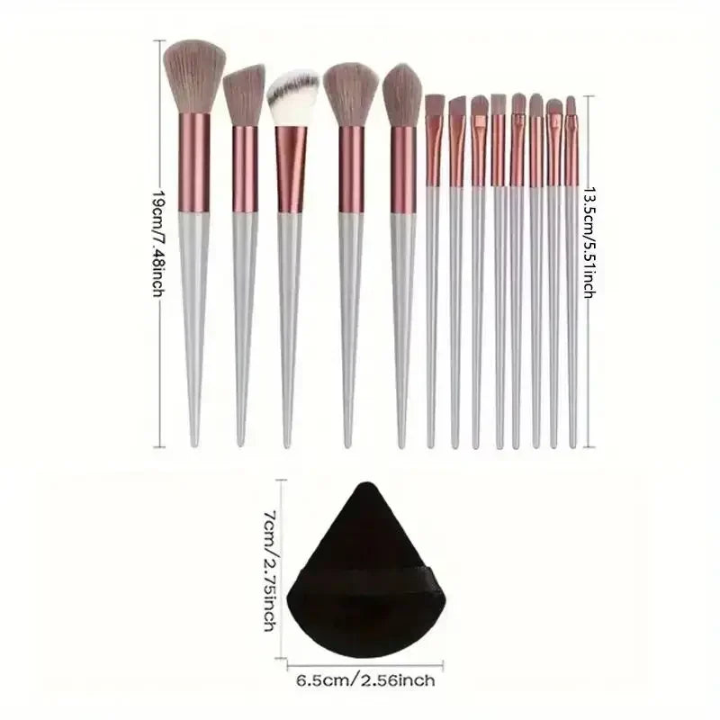 13pcs Bristle Makeup