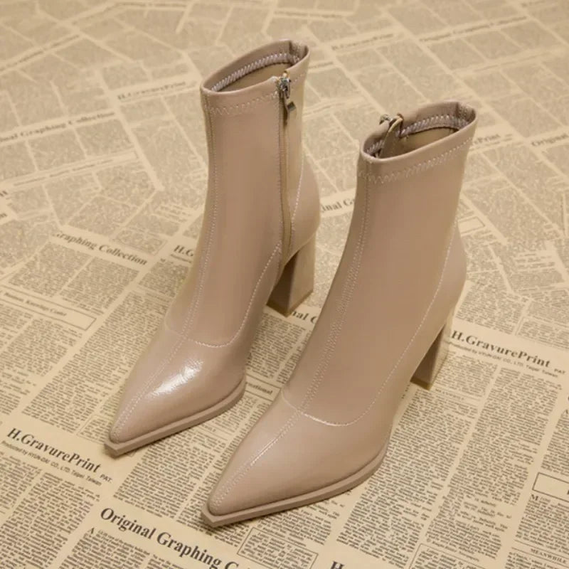 High Heels Ankle Women's Boots