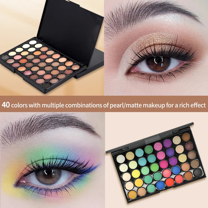 40 Colors Eyeshadow Women