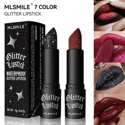 7Colors Glitter Women Lips Makeup