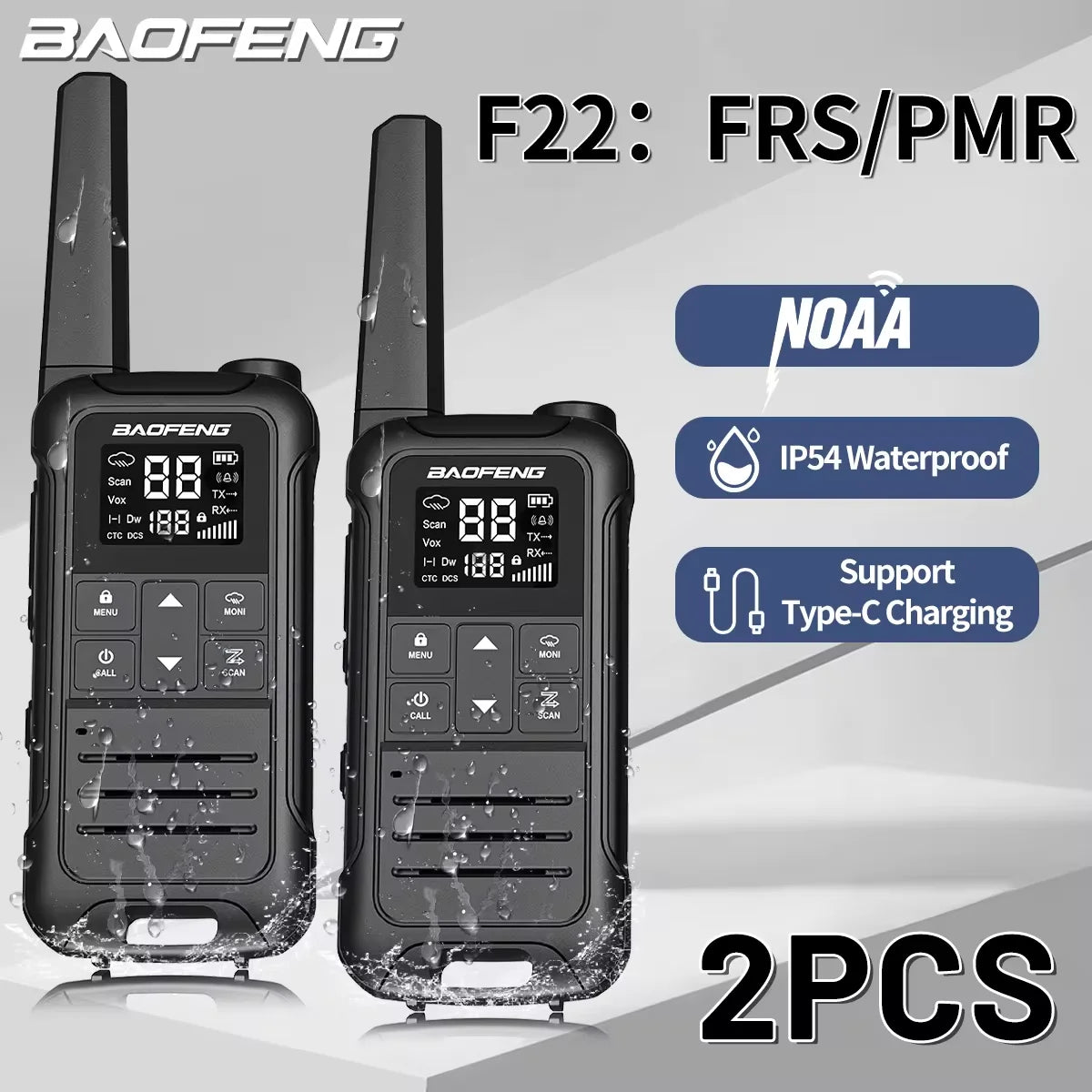 2/ F22 PMR Walkie Talkie